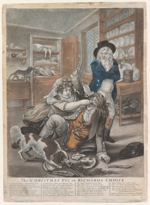 The Christmas Pie or Richards Choice, 1795 by English School