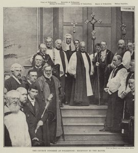 The Church Congress at Folkestone, Reception by the Mayor by English School