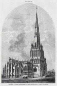 The Church of St Mary Redcliff, Bristol by English School