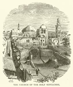 The Church of the Holy Sepulchre by English School