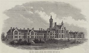 The City Lunatic Asylum, Near Dartford by English School