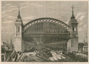 The City Terminus of the South-Eastern Railway, Cannon Street, London by English School