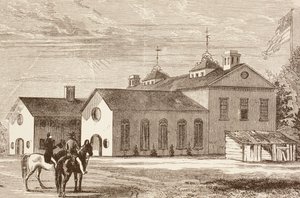 The College of William and Mary, Williamsburg, Virginia by English School
