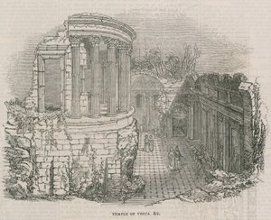 The Colosseum - Temple of Vesta by English School