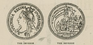 The Commemorative Medal Presented to Her Majesty by the Prince of Wales as President of the Imperial Institute on the Day of the Opening Ceremony by English School