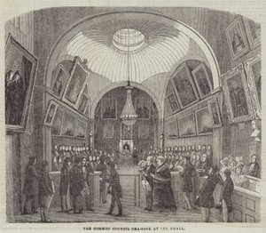 The Common Council Chamber at Guildhall by English School