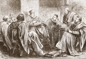 The Conclave Electing the Emperor of Germany by English School