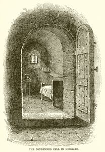 The Condemned Cell in Newgate by English School