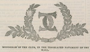 The Conservative Clubhouse: Monogram of the Club in the Tesselated Pavement of the Hall