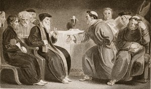 The Convocation at Oxford, Illustration from David Hume