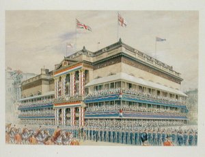 The Coronation Procession of King George V by English School