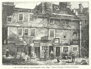 The Cunzie House, Candlemaker Row by English School