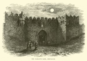 The Damascus Gate, Jerusalem by English School