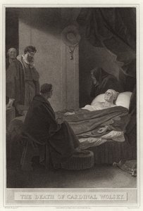 The Death of Cardinal Wolsey by English School