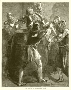 The Death of Clarence, 1478 by English School