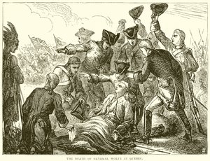 The Death of General Wolfe at Quebec by English School
