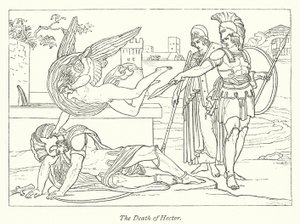 The Death of Hector by English School