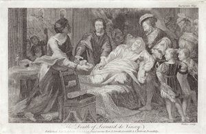 The Death of Leonardo da Vinci by English School