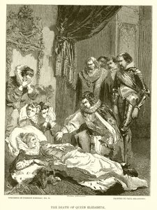 The Death of Queen Elizabeth by English School