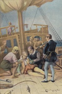 The Death of Sir Richard Grenville by English School