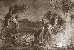 The Death of Zwingle, illustration from 