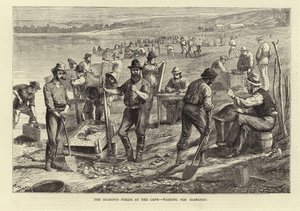 The Diamond Fields at the Cape by English School