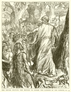 The Druids inciting the Britons to Oppose the landing of the Romans, B.C. 55