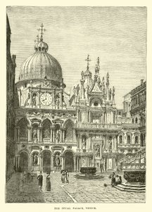 The Ducal Palace, Venice by English School