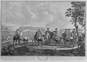 The Duke of Marlborough and His Staff at the Battle of Blenheim, 13th August 1704