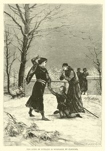 The Duke of Rutland is murdered by Clifford by English School