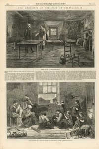 The Dwellings of the Poor in Bethnal Green by English School