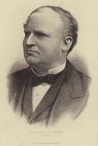 The Earl of Derby, died 1893