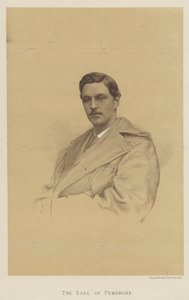 The Earl of Pembroke (litho) by English School