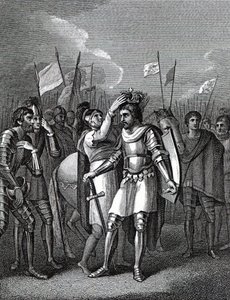 The Earl of Richmond Chosen King after the Battle of Bosworth, from 