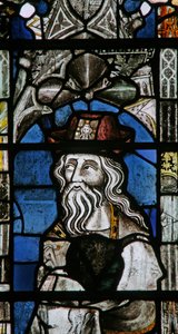 The East window depicting a composite figure by English School