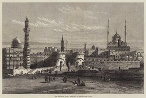 The Egyptian Crisis, Entrance to the Citadel, Cairo by English School