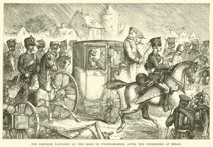 The Emperor Napoleon on the Road to Wilhelmshohe, After the Surrender at Sedan by English School