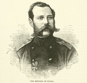 The Emperor of Russia, November 1870 by English School