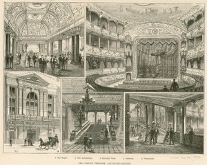 The Empire Theatre, Leicester Square, London by English School