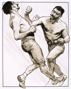 The End of an Era, King of the Bare-Knuckle Boxers, 1973 by English School