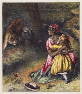 The English Girl and Her Ayah by English School