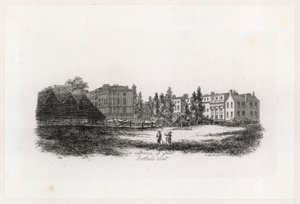 The Entrance of Great Portland Street, Marylebone, London by English School