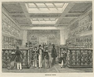 The Etruscan Room in the British Museum by English School
