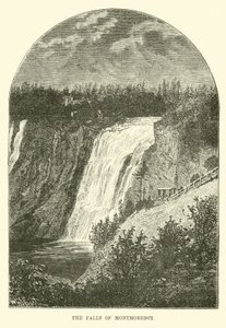 The Falls of Montmorency by English School