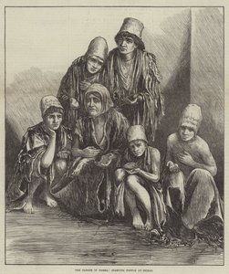 The Famine in Persia, Starving People at Shiraz