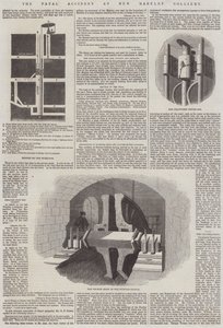 The Fatal Accident at New Hartley Colliery by English School