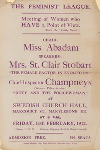 The Feminist League by English School