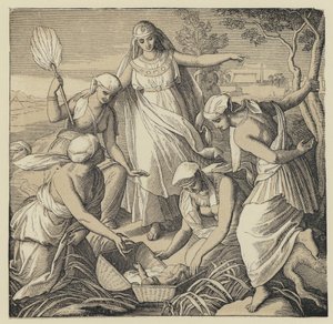 The Finding of Moses by English School