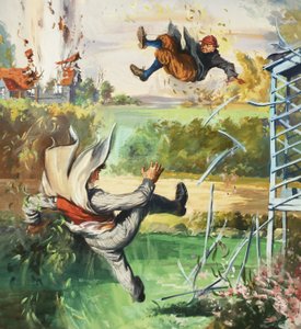 The First Men in the Moon by English School