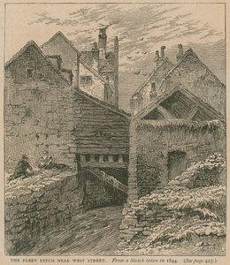 The Fleet Ditch near West Street by English School